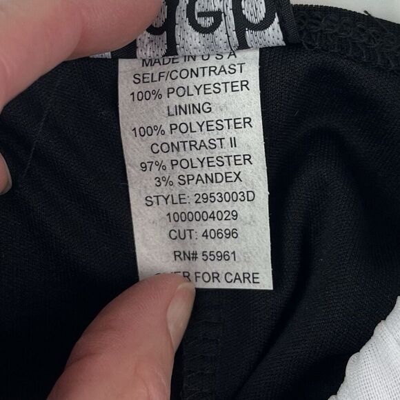 Vintage Deb Y2K Mini Dress Babydoll S Rhinestones Tiered Fairy Grunge Whimsigoth - Picture 11 of 12